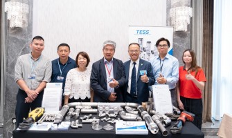 TESS Stainless Steel Pipes and Fittings are introduced in the exhibition held in conjunction with the 69th Annual Dinner of HKPSWTA